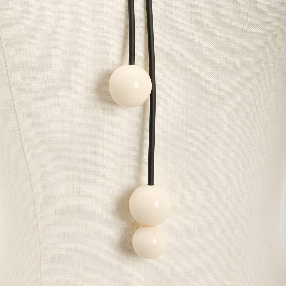 Play Long Necklace, ivory