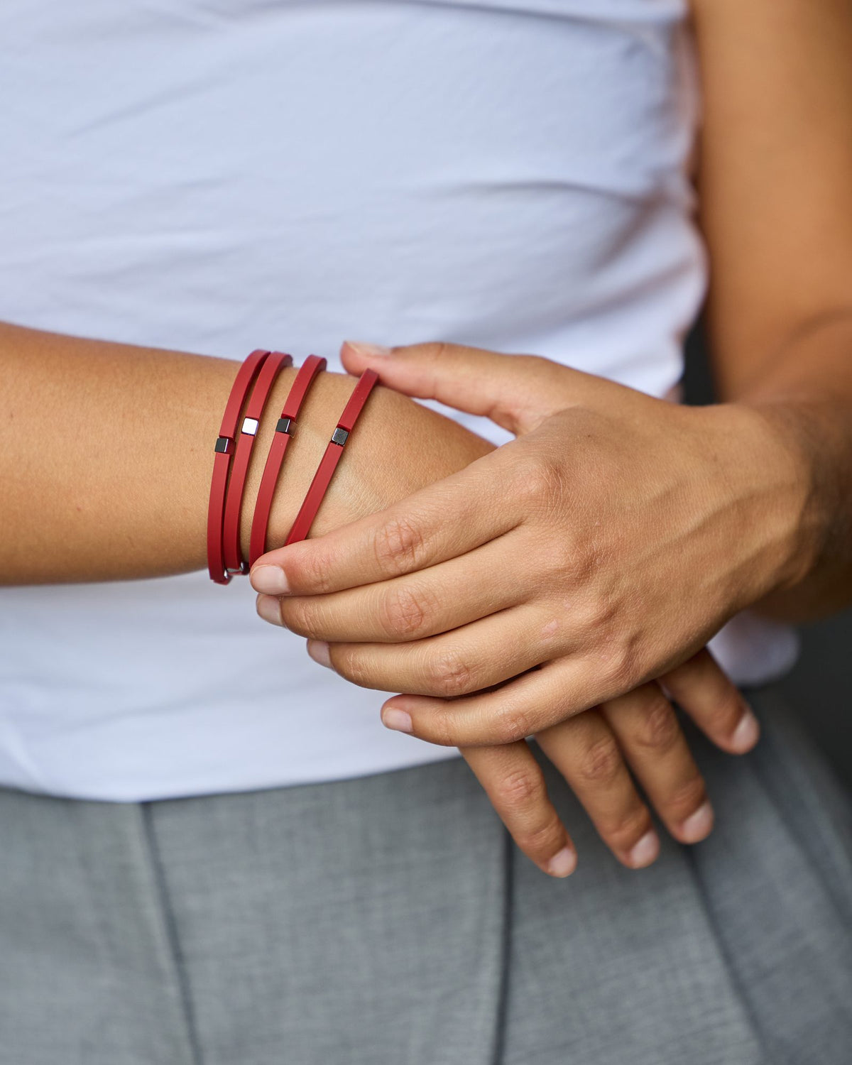 Woman wearing Polaris Bracelet