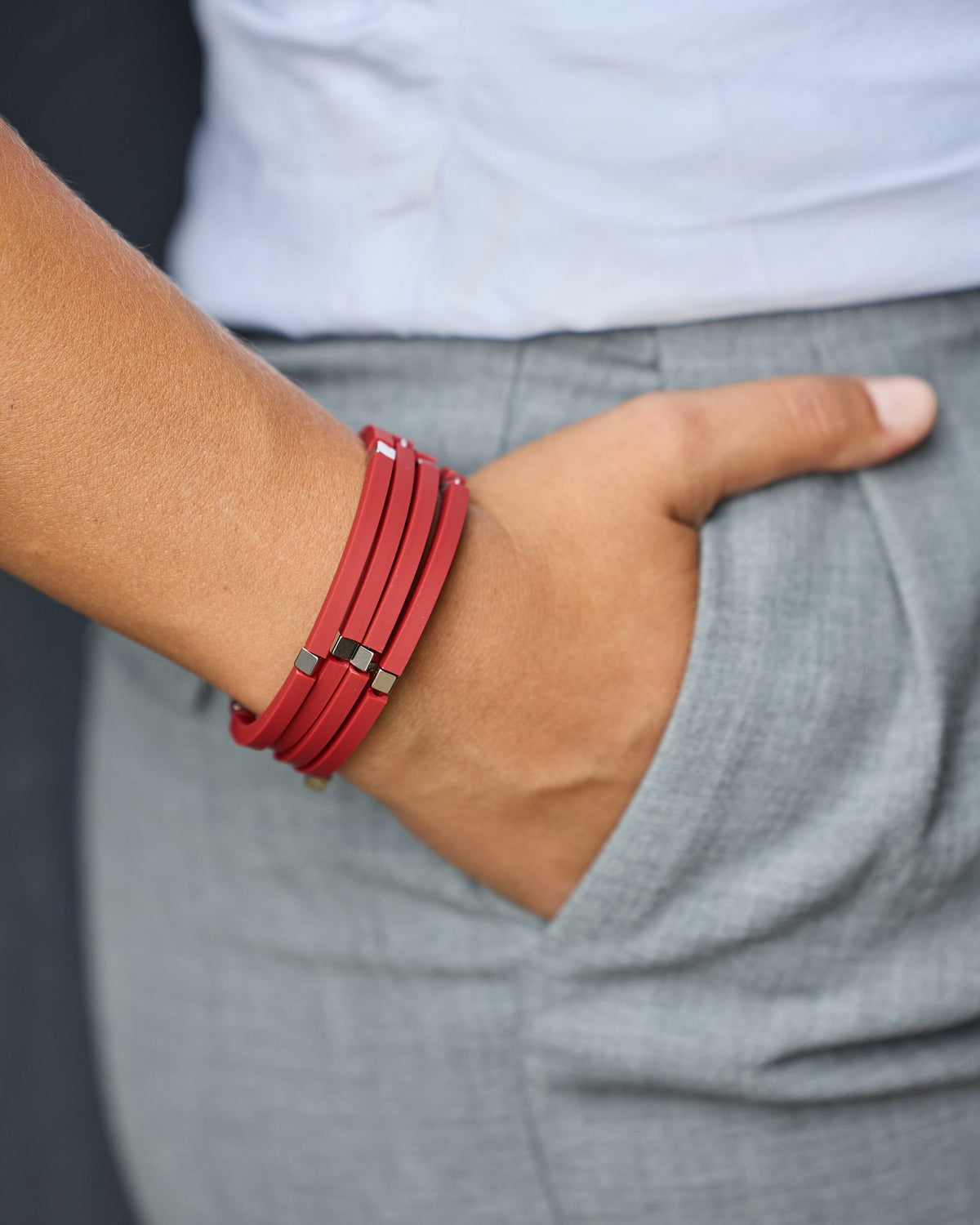 Woman wearing Polaris Bracelet