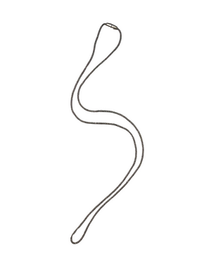 Tre long necklace
