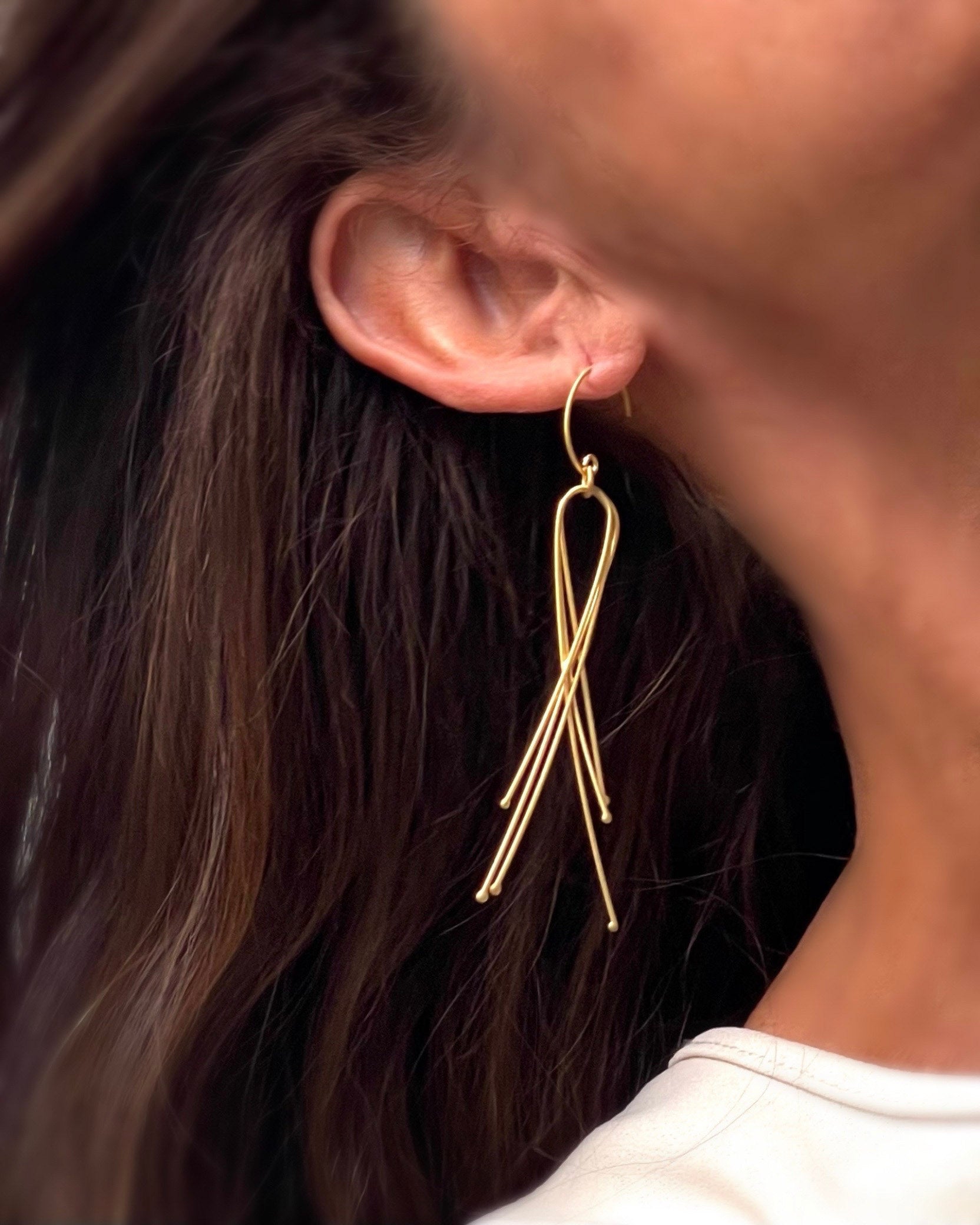 Vento earrings sterling silver