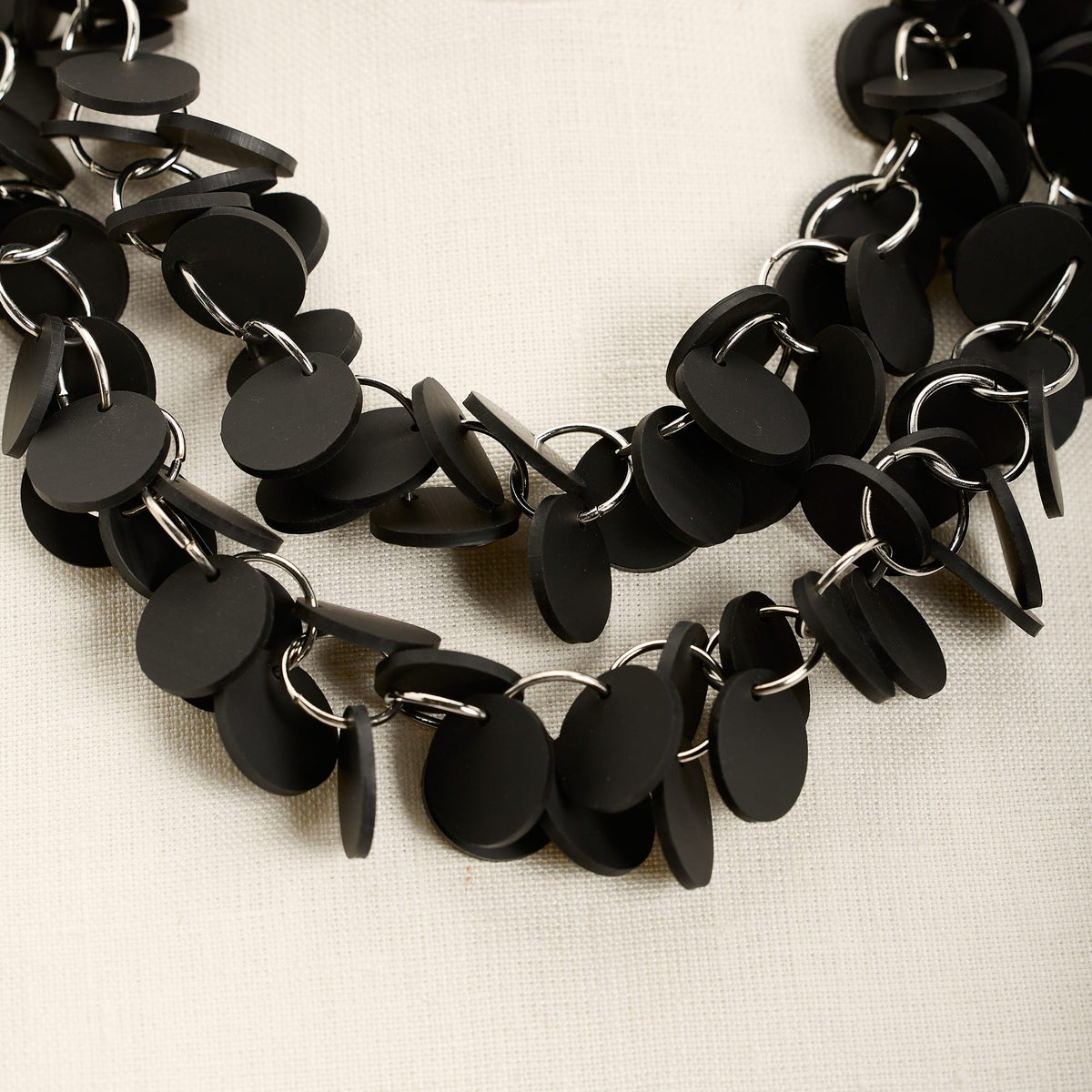 Collana Wings Lunga, nero