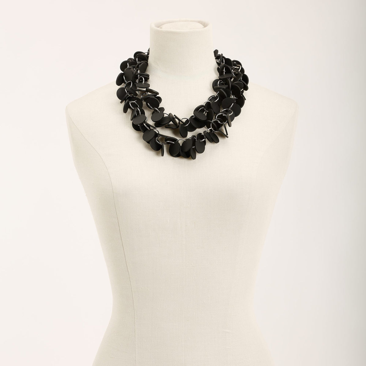 Collana Wings Lunga, nero