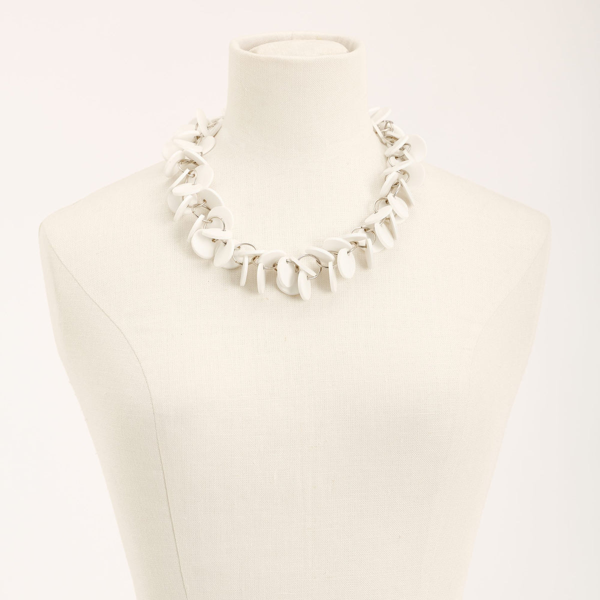 Collana Wings Corta, bianco