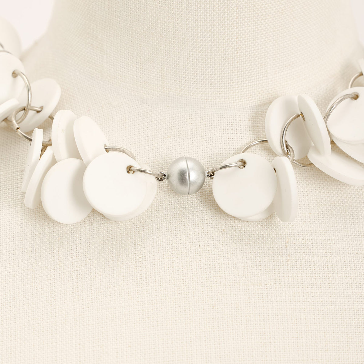 Collana Wings Corta, bianco