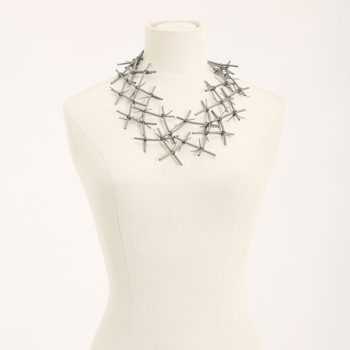 X Necklace, silver