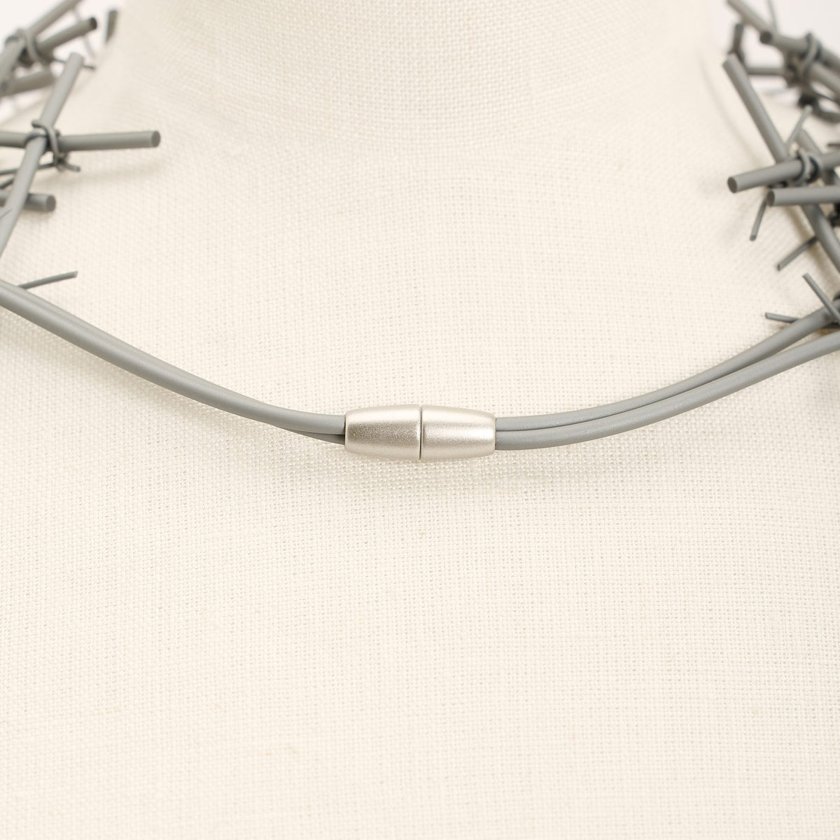 X Necklace, silver
