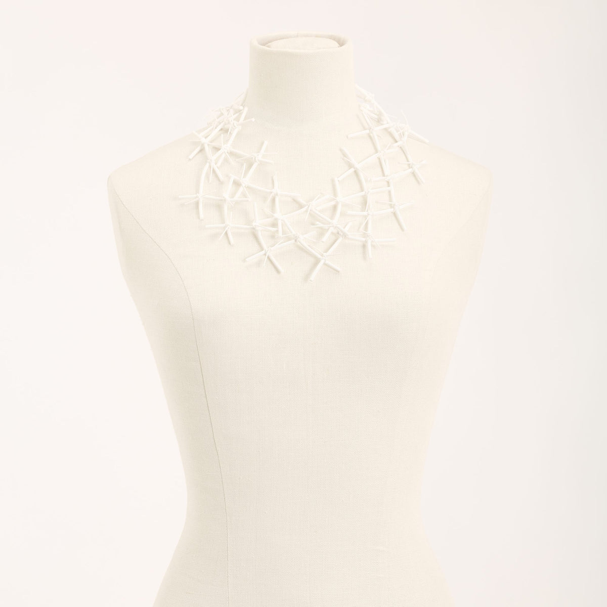 X Necklace, white