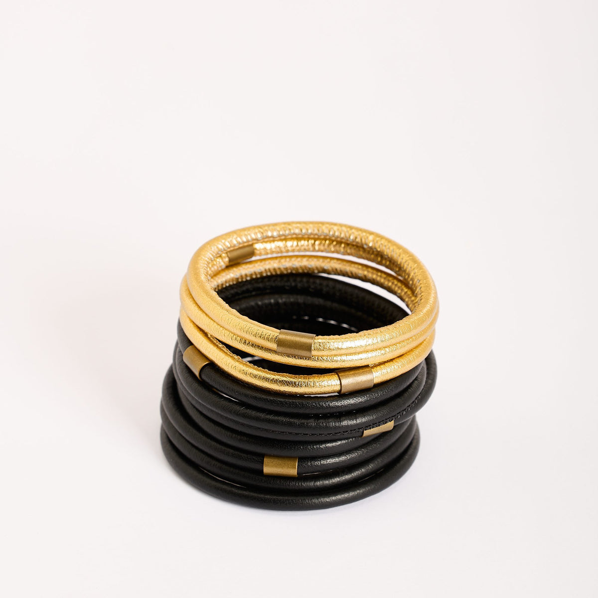 Bracciale Zoe 10, nero e oro